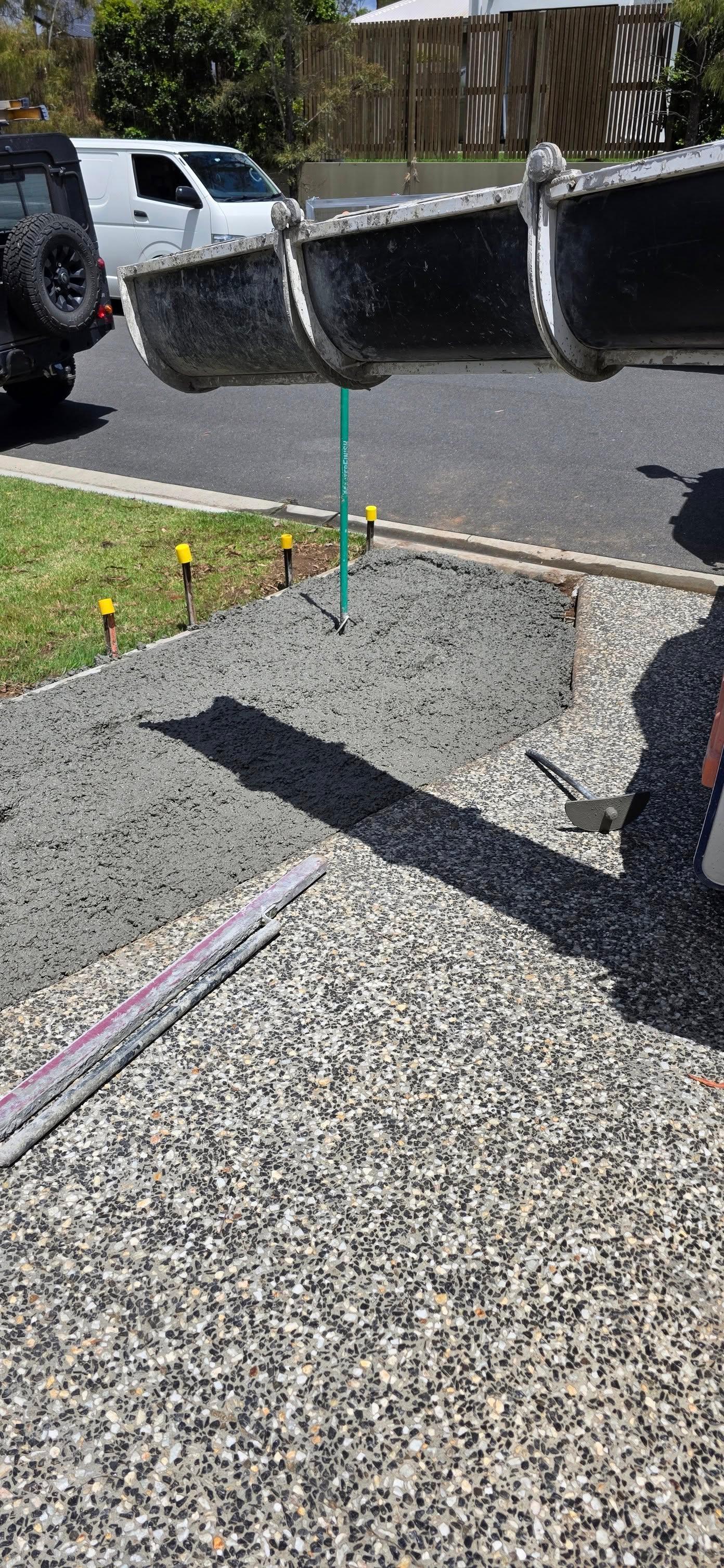 Driveway extension project — Photo 3